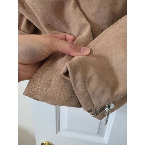 UGG Stacey Suede Moto Jacket L - Picture 11 of 12